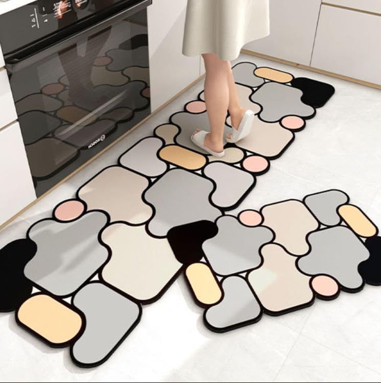 Scizor Washable Household Foot Mat Crystal NonSlip Living Room Kitchen mat Toilet Mat Entrance Rug Carpet SC01 - Image 1