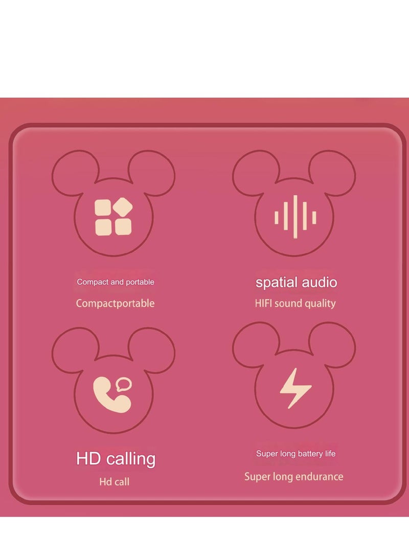 Disney - Disney TWS Earphones Bluetooth 5.2 Wireless headphone Noise Reduction Headphones Earbuds HiFi Sports Waterproof Headset - Image 1
