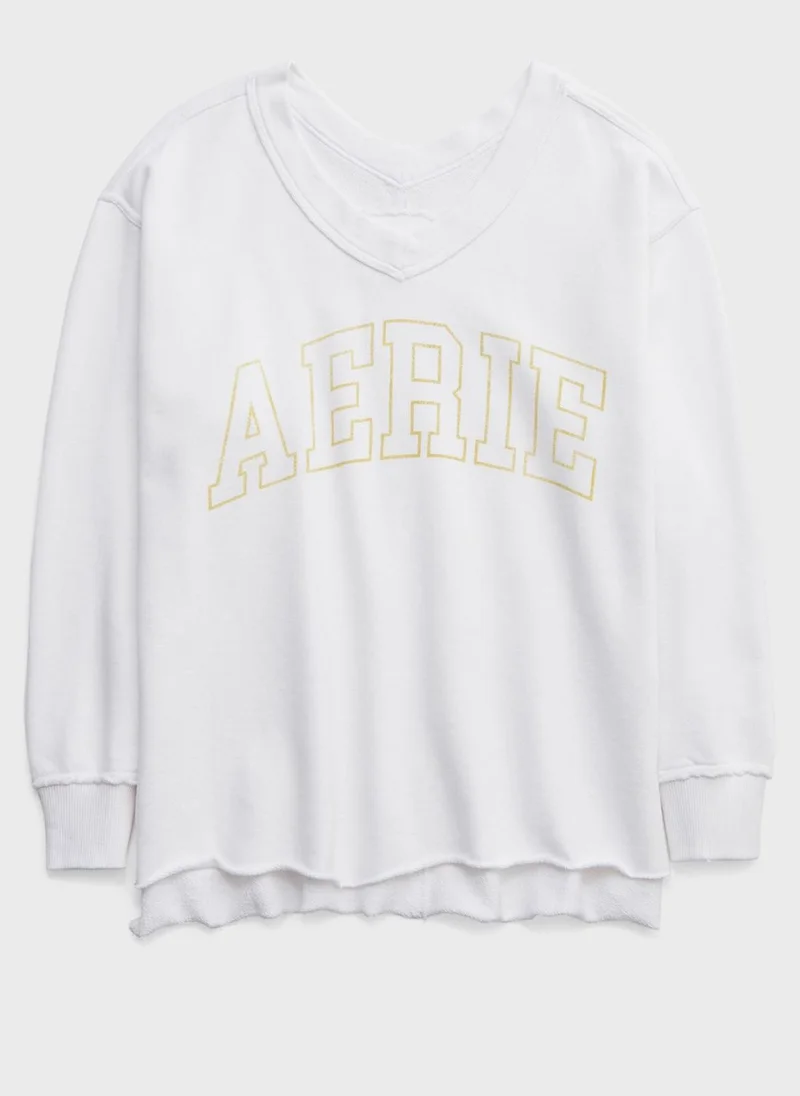 آري من امريكان ايجل V-Neck Knitted Sweatshirt