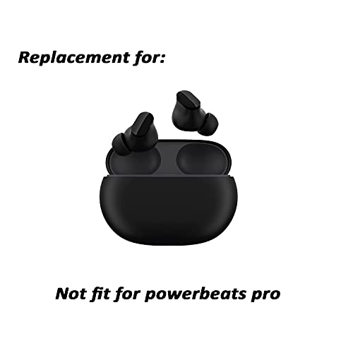 luakesa Replacement Silicone Tips Earbuds Buds Eartips Set for Beats Studio Buds Earphone Headphones,6 Pairs (Black) - Image 4