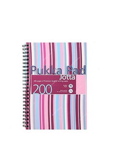 Pukka Pad Pukka Wiro A6 Stripes Jotta Pad, JP036PK, A6, 80 gsm, 200 Pages  - Image 1