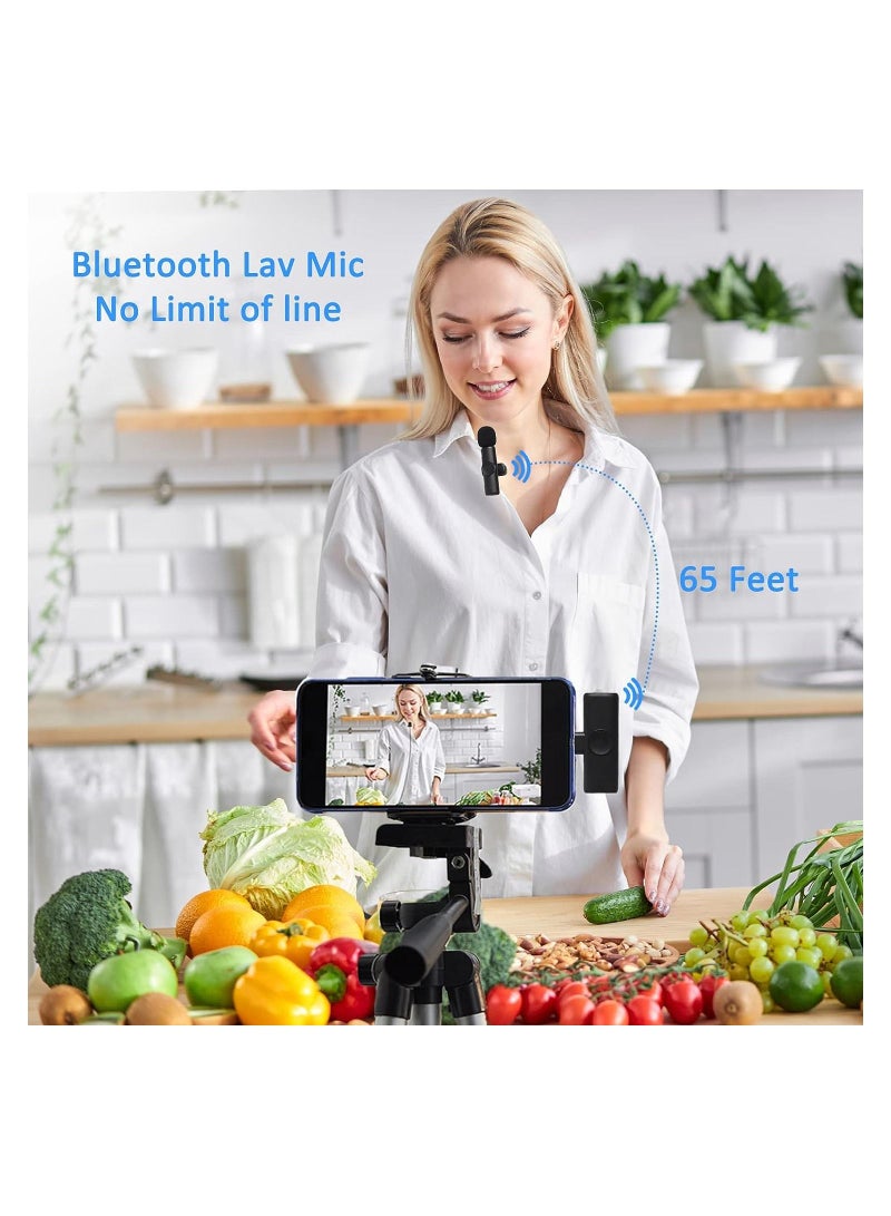 ELTRAZONE Wireless Lavalier Microphone for iPhone/iPad, Mini Plug-Play Wireless Lapel Mic for Recording TikTok YouTube Live, Noise Reduction/Monitor Sound/Reverberation Microphone - Image 3