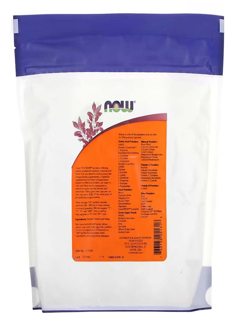 now Double "00" Gelatin Caps, Approx. 750 Empty Gelatin Capsules, 3.14 oz (89 g) - Image 2