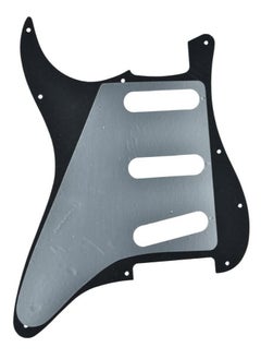 Bukela 11 Hole ST/Strat Style Pickguard SSS Pickguard for Stratocaster/Strat Black 3 Ply  - Image 3