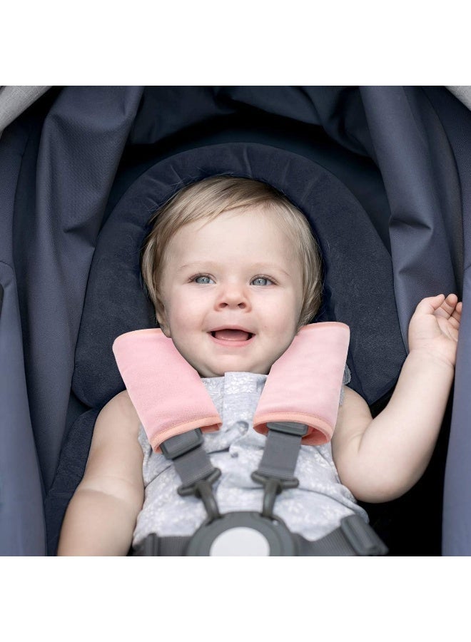 COOLBEBE Car Seat Straps Shoulder Pads for Baby Kids, Super Soft Seat Belt Covers for All Car Seats/Pushchair/Stroller/High Chair - Image 2
