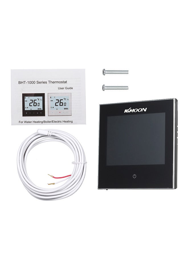Generic - KKmoon Digital Underfloor Heating Thermostat for Electric Heating System Floor & Air Sensor Energy Saving AC 95-240V 16A Touchscreen LCD Display Room Temperature Controller - Image 1