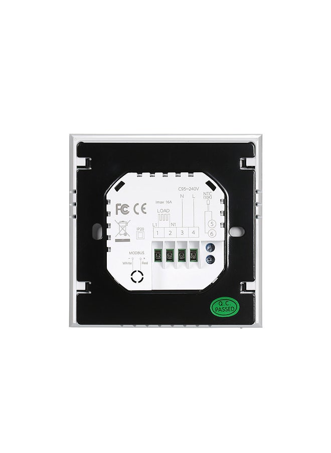 Generic - KKmoon Digital Underfloor Heating Thermostat for Electric Heating System Floor & Air Sensor Energy Saving AC 95-240V 16A Touchscreen LCD Display Room Temperature Controller - Image 1
