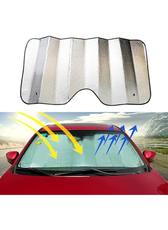 CGS Foldable front sunshade for car, heat insulation and sun protection Different colors - Image 1