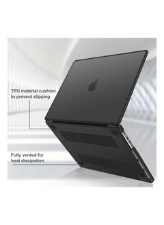 Procases MacBook Pro 16 Inch 2023 2021 A2780 A2485 Matte Frosted Translucent Hard Shell Cases Shockproof Protective Cover for MacBook Pro with M2 M1 Pro/Max Chip and Touch ID Clear  - Image 3