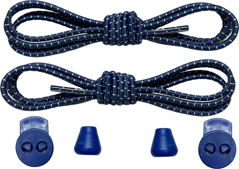 نيستور Round, Smart, Lock, Snap-on, Elastic Boots, Sneaker Laces, 100 Cm, 1 Pair