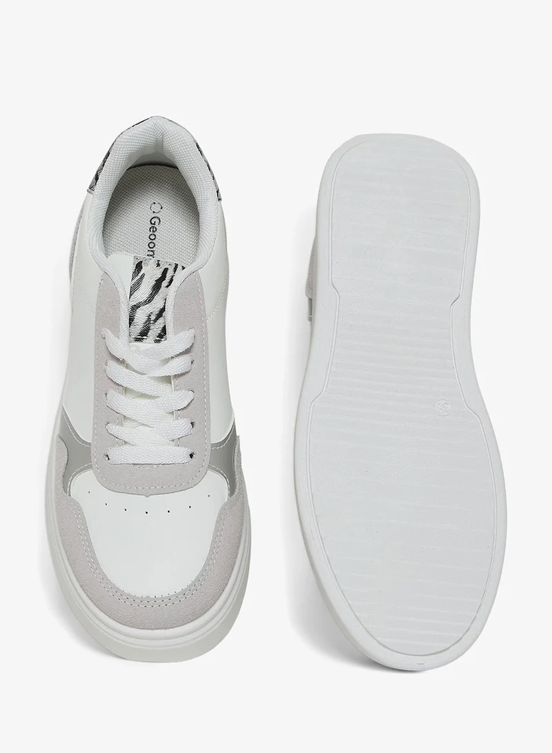 Geoomnii SILVER GEOOMNII All-Day Comfort with Sports Shoes for Women – Breathable Mesh, Cushioned Insole, Lightweight Feel, Non-Slip Grip, Flexible Fit for Women | Best Price UAE