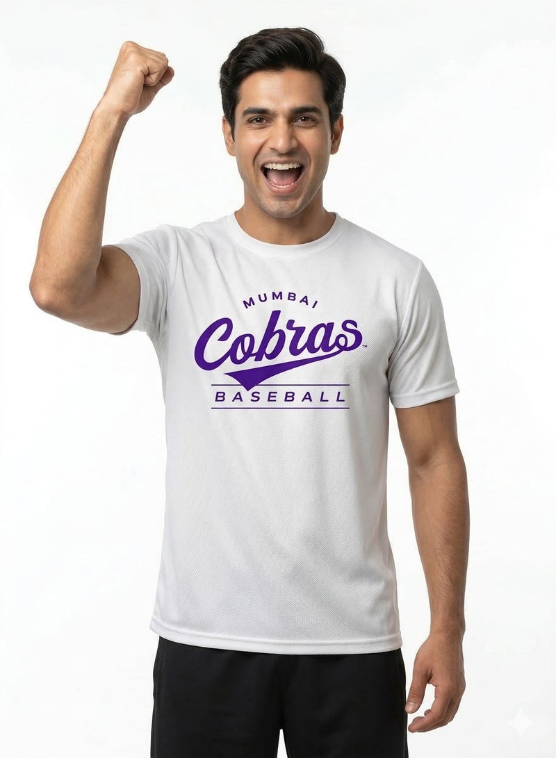 Baseball United Mumbai Cobras Men's Locker Room T-Shirt - Image 2