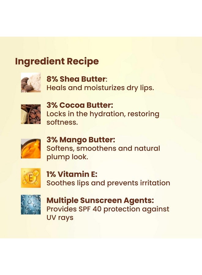 بريتون مرطب الشفاه Uv Doux بعامل حماية من الشمس 40 Pa++ | غني بزيت اللوز وزيت الزيتون وفيتامين E | يعيد لون الشفاه الطبيعي | يرطب ويحمي ويغذي | عناية متخصصة، معتمد من أطباء الجلدية | مرطب شفاه للجنسين | 8 جرام، فانيليا - Image 3