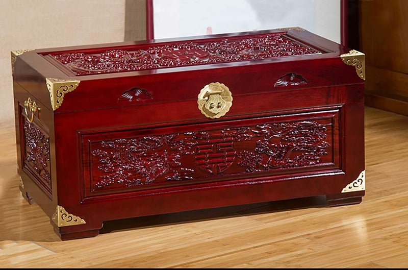 Tiazza 4Pcs Vintage Pure Brass Hollow Cloud Pattern Corner Protectors Antique Hardware Desk Edge Wooden Jewelry Gift Box Cabinet Three Sides Full Encase Corner Guard Gold Tone - Image 5