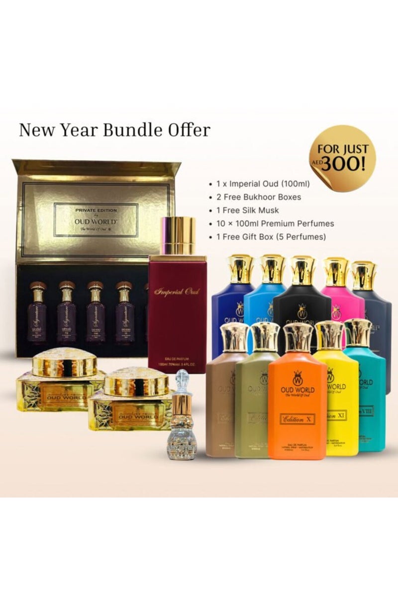 Oud World New Year Offer – Premium Perfume Gift Bundle