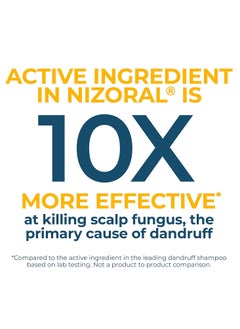Nizoral Nizoral Anti-Dandruff Shampoo with 1% Ketoconazole, Fresh Scent, 14 Fl Oz  - Image 3