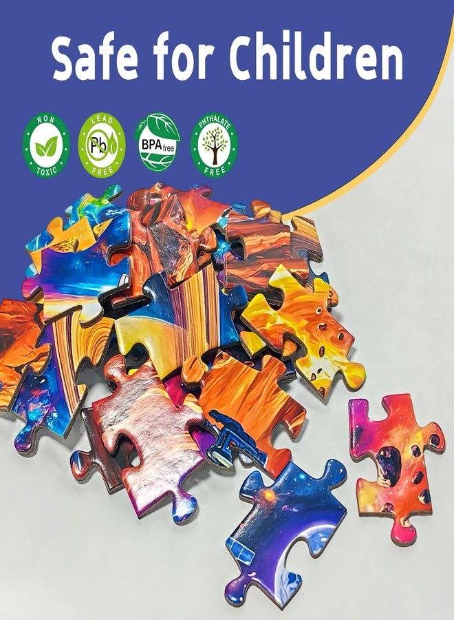 OSBOO Puzzles for Kids Ages 6-8 8-10, 200 Piece Jigsaw Puzzles for Kids and Adults - Solar System Planets, Learning Educational Puzzles Toys for Boys and Girls - Image 4