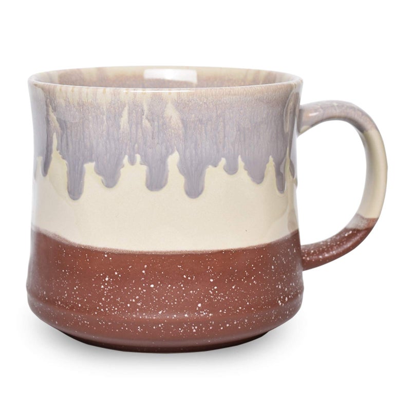 Bosmarlin Large Ceramic Coffee Mug Big Tea Cup 7 Colors to Choose 21 Oz Dishwasher and Microwave Safe 1 PCS Red