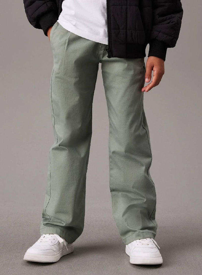 Calvin Klein Jeans Straight Chino Trousers - Image 1