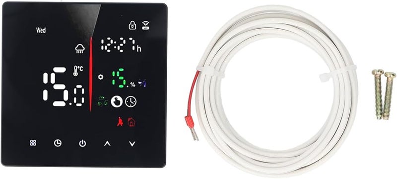 Smart Thermostat Touchscreen LED Display 7 Day Programmable App Control 90 240V TUYA Smart Home - Image 2