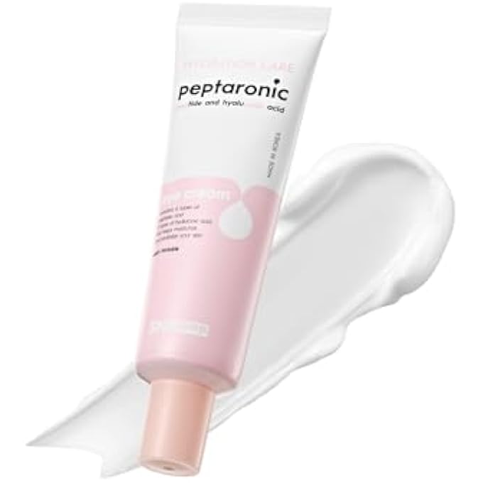 Snp 6 Peptides + 5 Hyaluronic Acid Eye Cream | Moisturizing & Soothing Under Eye Cream for Dark Circles and Puffiness | Korean Skincare Eye Repair Lotion | Peptaronic | 1.69 Fl Oz - Image 2