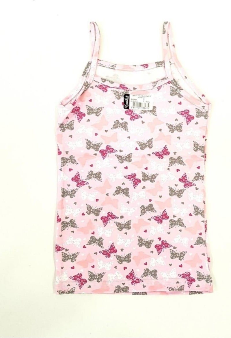 Tutku 0850 Girl's Rope Suspender Patterned Undershirt 12 Pieces  - Image 4