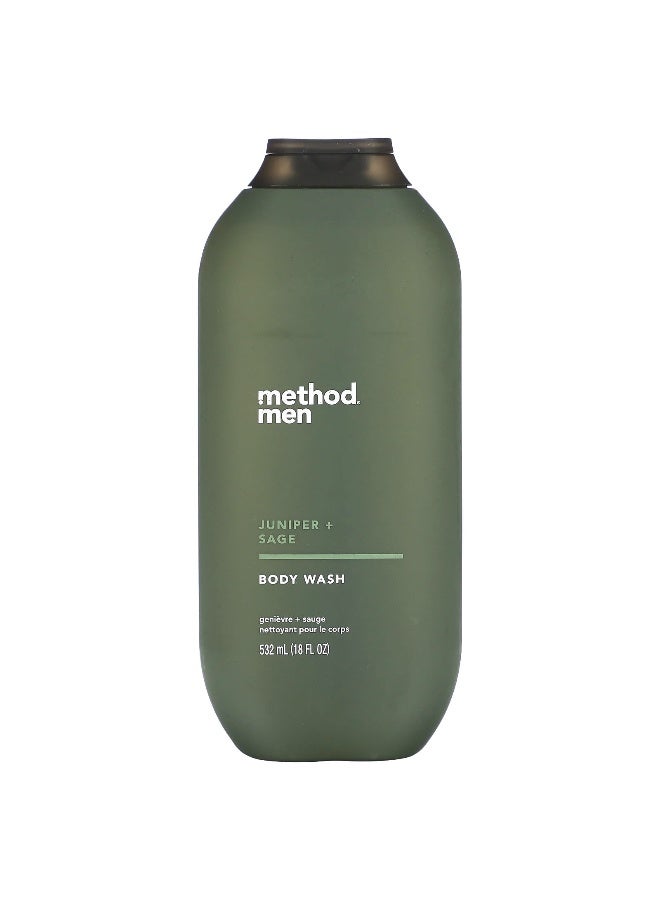 Method, Men, Body Wash, Juniper + Sage, 18 fl oz (532 ml) - Image 1