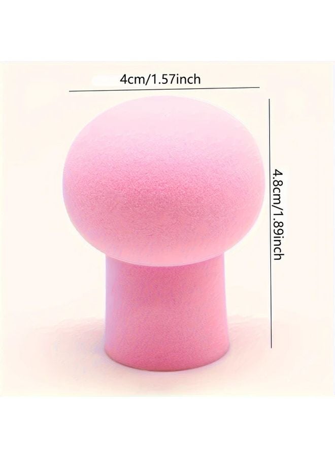 5 ألوان 5 قطع مجموعة إسفنج مكياج برأس عيش الغراب للاستخدام الجاف والرطب إسفنج مكياج للسفر - Image 5