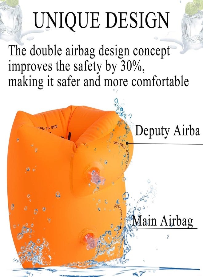 PRISO Inflatable Arm Swimming Floats Bands Floatation Water Wings, Floater Sleeves Swimming Accesories Rings Tube. (Multicolor, Pack of 1 Pair) - Image 4