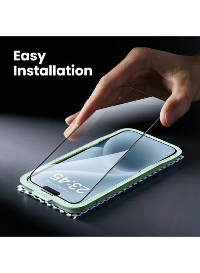 Ugreen Full Coverage Privacy Screen Protector with Installation Frame for iPhone 16 Pro Max (1-Pack) - Image 2