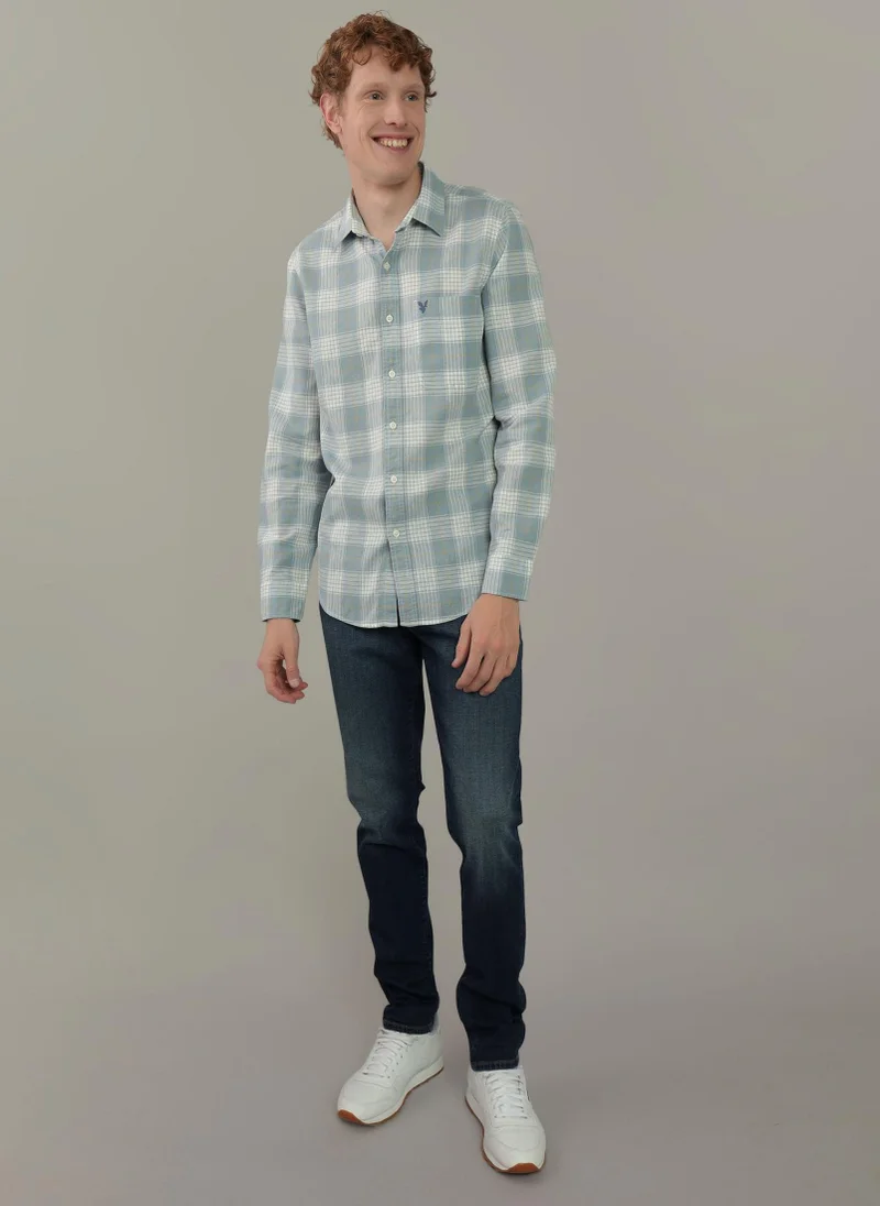 امريكان ايجل Slim Fit Button-Up Shirt