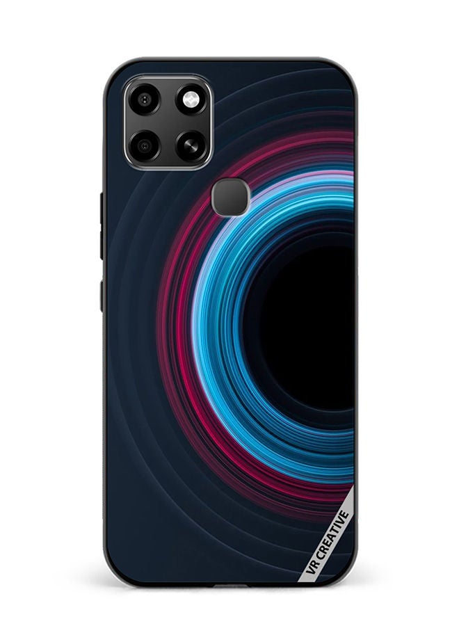 VR CREATIVE Protective Case Cover For Infinix Smart 6 Abstract Design Multicolour - Image 1