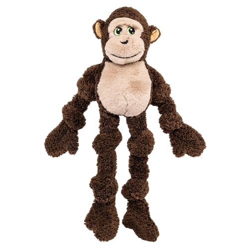 KONG Floppy Knots Durable NoStuffing Squeaky Rope Plush Dog Toy for Teething Playing Monkey for LargeXLarge Dogs - Image 1