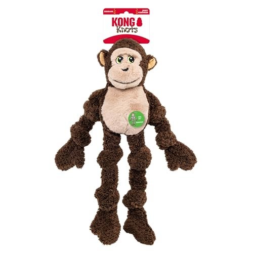 KONG Floppy Knots Durable NoStuffing Squeaky Rope Plush Dog Toy for Teething Playing Monkey for LargeXLarge Dogs - Image 3