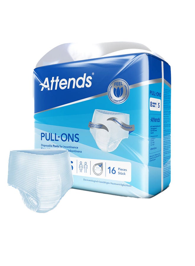 Attends Pull On 8 Small 4X16 - 33459 - Image 1