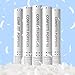 GAILROSO White Confetti PoppersRice Paper Water Soluble Cannon for WeddingBiodegradable Confetti Poppers Air Powered For EngagementWeddingBirthdayCelebrations and New Years EveWhite 5pack - Image 3