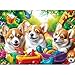 VOLUVOLU 300 Pieces Dog Puzzles for Adults Puppy and Toys Puzzle for Adults Children Seniors Retro Style Puzzle 300 Pieces Gift for Birthday Home Decor Fun for Family Entertainment205 15 in - Image 2