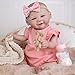 Aori Realistic Reborn Baby Dolls 20 Inch Lifelike Newborn Baby Girl Doll with Weighted Soft Body and Soft Vinyl Limbs with Pink Outfit Set for Cudding Perfect Christmas Birthday Gift for Girls - Image 2