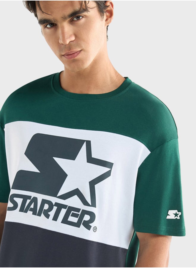 FAV Print T-Shirt With Short Sleeves  - Image 3