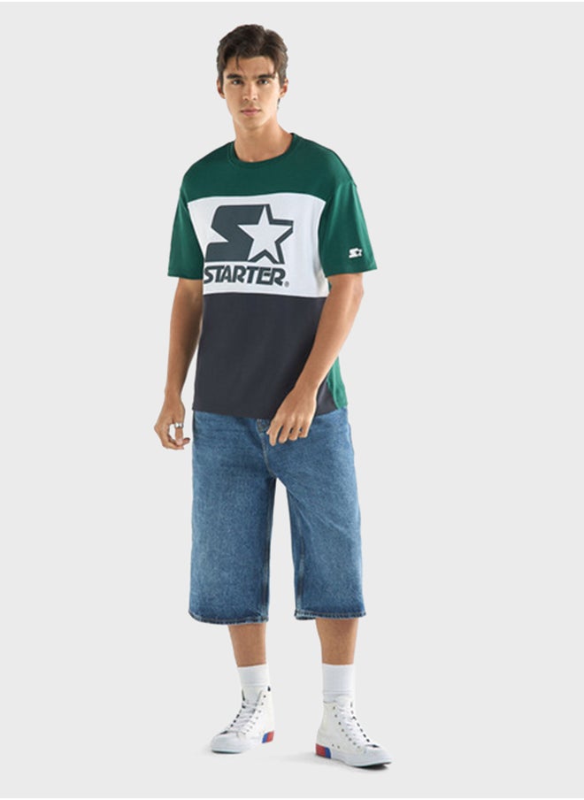FAV Print T-Shirt With Short Sleeves  - Image 4