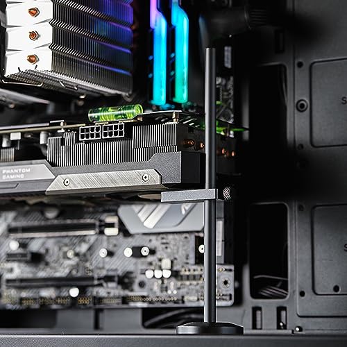 JOYJOM GPU Support Bracket: Adjustable Aluminum Anti Sag GPU Bracket Video Graphics Card Support GPU Stand Holder GPU Support with Hidden Magnet and Anti-Slip Pad-19cm - Image 3