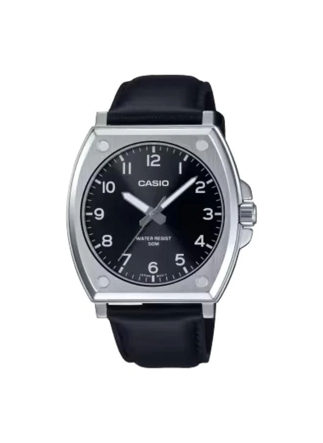 CASIO Men's Analog Display Watch With Black Nylon Strap - MTP-E730L-1AVDF