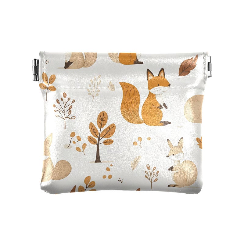Soft PU Leather Mini Coin Purse Change Pouch Wallet Snap Closure Waterproof Organizer - Image 2