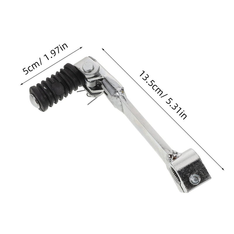 Heavy Duty Universal Folding Gear Shift Lever for 50cc 160cc Dirt Bike ATV Silver - Image 2