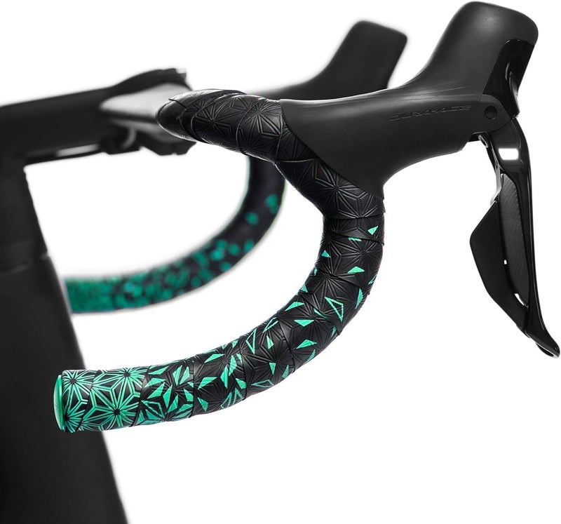 Supacaz Super Sticky Kush Star Fade Bar Tape – Iconic Star Fade – Pro-Level Grip – 220 cm x 3 cm – Celeste - Image 2