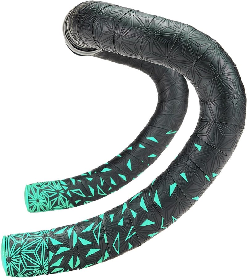 Supacaz Super Sticky Kush Star Fade Bar Tape – Iconic Star Fade – Pro-Level Grip – 220 cm x 3 cm – Celeste - Image 1