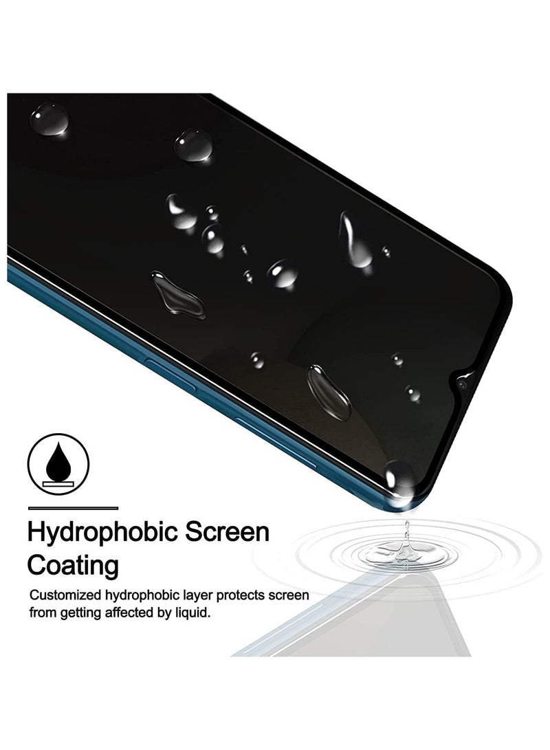 Privacy Screen Protector for Samsung Galaxy A17, 9H Tempered Glass Screen Shatterproof Anti Scratch Anti Spy Glass HD Clear Case - Image 2