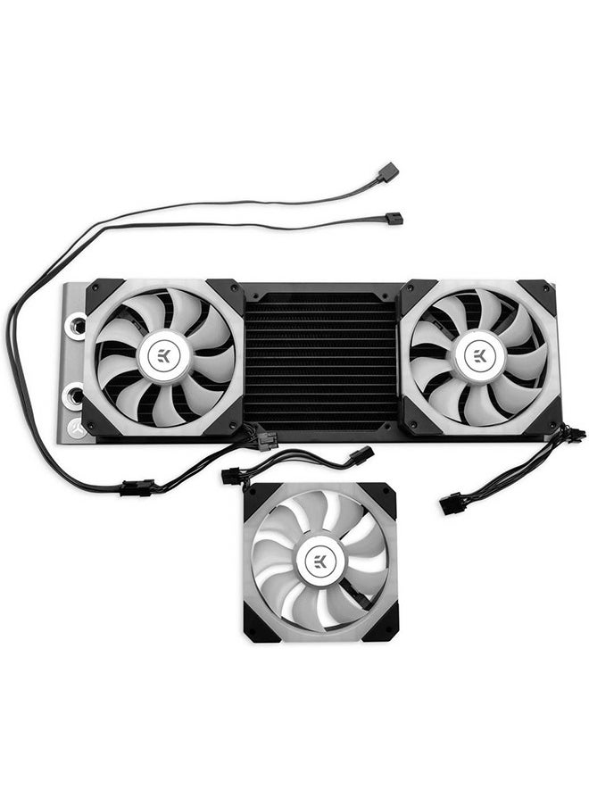 EK Quantum Impulse 120 D-RGB 120mm Computer Cooling Fan, Addressable RGB LED MagLev Fans, 1800 RPM Speed, 57.5CFM Airflow, 24.3dBA Nosie Level, 4-Pin PWM, Black - White | 3831109854198  - Image 4