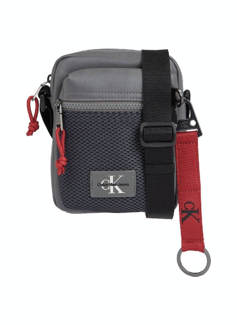 Calvin Klein Jeans Men's Reporter Bag - Polyester, Gray  - Image 1