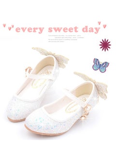 Generic New style girls high heels princess leather shoes stage performance shoes  - Image 2